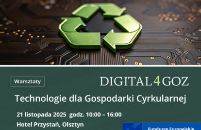 PARP4digital: Technologie dla Gospodarki Cyrkularnej – praktyczne warsztaty dla firm i innowatorów